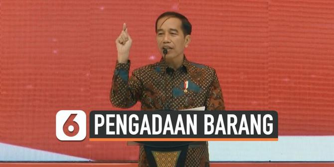 VIDEO: Jokowi Marah Ada Rp 31 Triliun Tender Belum Jalan