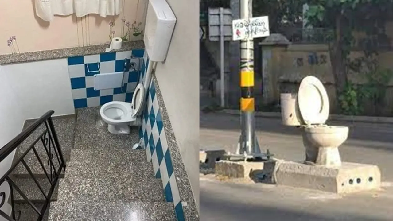 6 Penempatan WC di Tempat Terbuka Ini Tidak Terduga, Nyeleneh