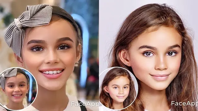 6 Anak Artis Ikut 'Oplas' Pakai FaceApp, Paras Anak Ayu Ting Ting Bikin Pangling