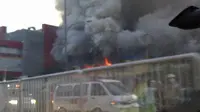 Pasar Kebakaran, Jalan Stasiun Senen Ditutup
