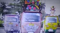 Ada Maskot Asian Games 2018 di Bajaj Ibu Kota