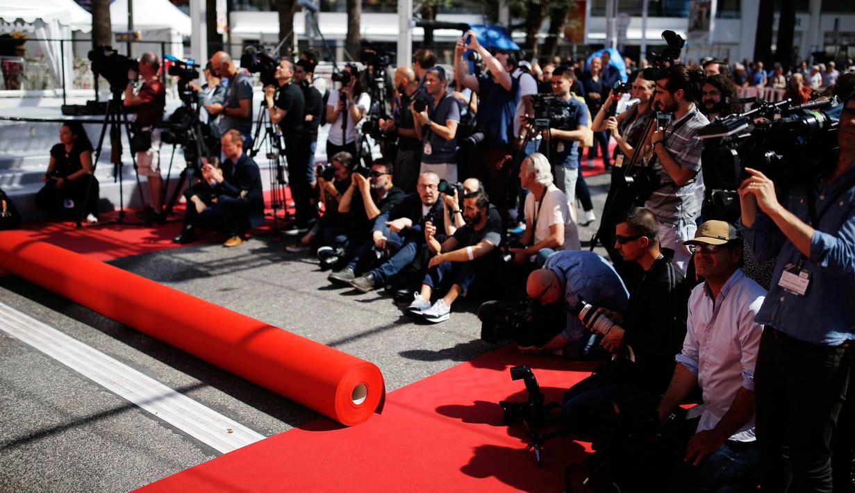 FOTO Karpet Merah Festival Film Cannes Mulai Digelar 