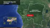 Peta Kongo. (Google Maps)