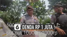 Baru-baru ini beredar video polisi yang memberikan denda kepada turis jepang hingga hampir Rp 1 juta rupiah. Ini dia faktanya.