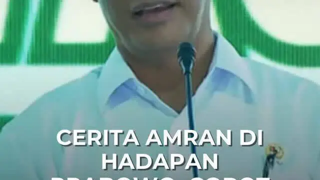 Cerita Amran di Hadapan Prabowo, Copot 11 Dirjen Dalam Sehari