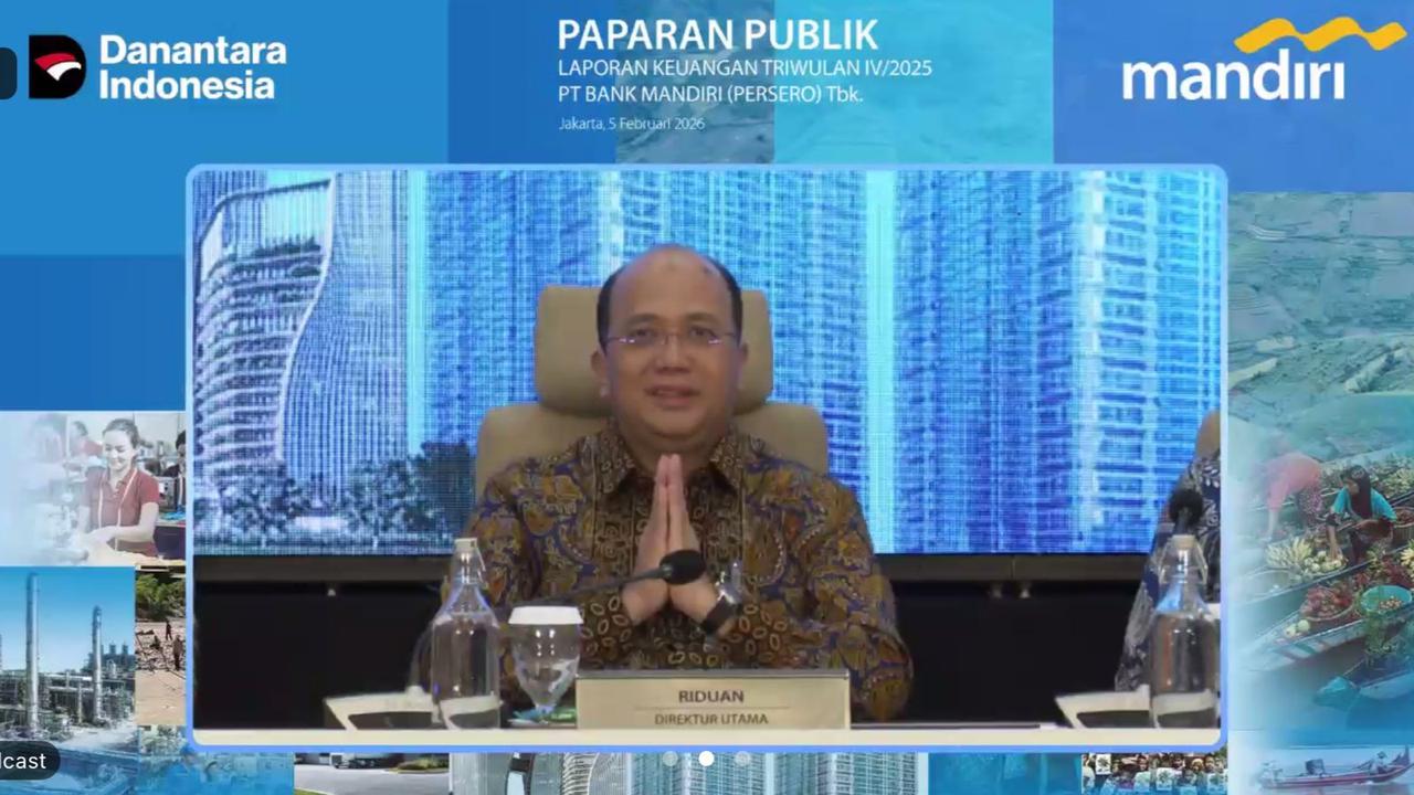 Bank Mandiri Cetak Laba Bersih Rp 56,3 Triliun Sepanjang 2025