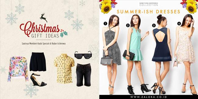 Beberapa produk yang ditawarkan Zalora yang siap melengkapi penampilan stylish Anda