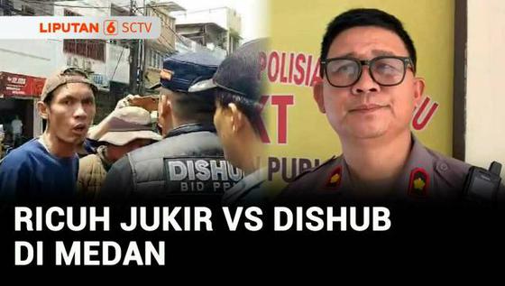 VIDEO: Viral! Penertiban Parkir Liar di Medan Ricuh, Satu Petugas Dishub Terluka