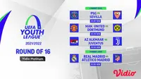 Link Live Streaming UEFA Youth League 2021/2022 Babak 16 Besar di Vidio, 2&3 Maret 2022. (Sumber : dok. vidio.com)