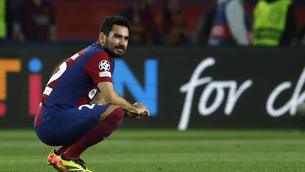 Wajah Sedih Pemain Barcelona