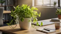 10 Pilihan Tanaman Hias untuk Meja Kerja agar Betah di Kantor dan Lebih Produktif