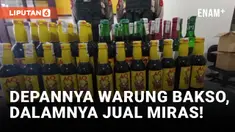 Warung Bakso Digerebek, Ternyata Jual Miras