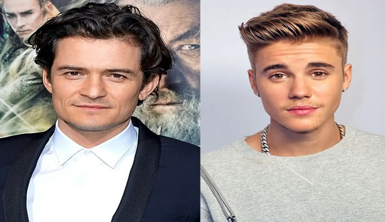 Ternyata, Justin Bieber pernah menerima tonjokan keras dibagian pipi oleh Orlando Bloom. Keduanya terlibat pertengkaran hebat disuatu cafe. (Dailymail/Bintang.com)