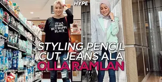 Styling pencil Cut Jeans ala Olla Ramlan