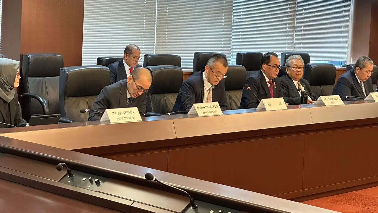 Menteri Perhubungan (Menhub) Budi Karya Sumadi melakukan kunjungan kerja ke Tokyo, Jepang. (Foto: Istimewa)