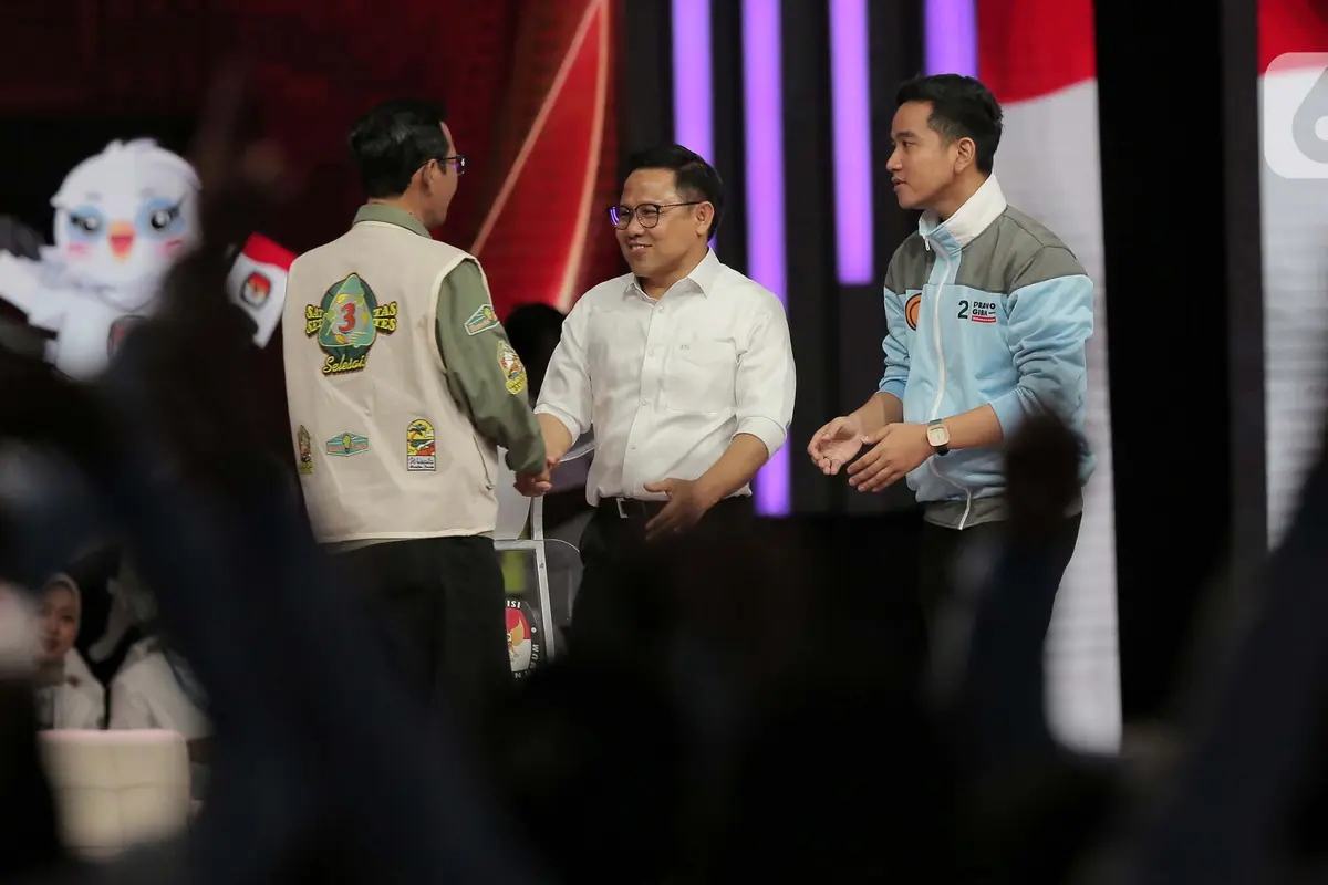 Momen Akhir Pelaksanaan Debat Keempat Capres-Cawapres Pemilu 2024