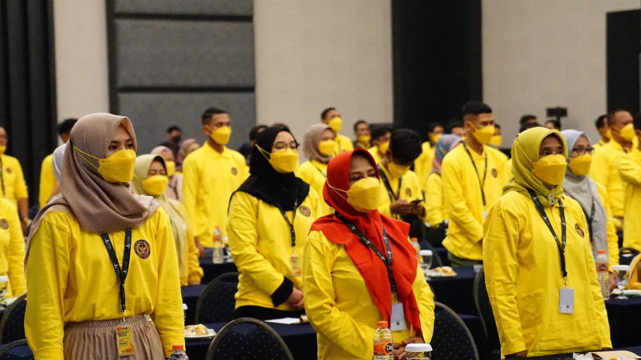 Para pelaku usaha peserta Forum Diskusi (Fordis) Pemanfaatan Infrastruktur Digital Bagi Pelaku Kreatif Subsektor Fesyen di Kabupaten Garut, Jum’at (25/2/2022).