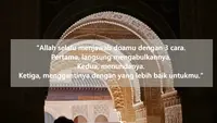 Wallpaper kata-kata islami keren tentang kesabaran (sumber: Pixabay)