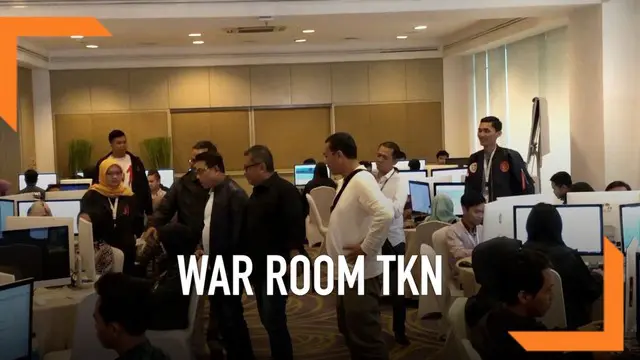 Tim Kampanye Nasional Jokowi-Ma'ruf memiliki War Room yang terletak di Hotel di Kawasan Kuningan Jakarta. Bagaimana penampakan dan apa yang dilakukan di tempat itu?