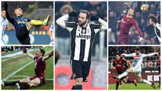 Persaingan Ketat Pencetak Gol Terbanyak di Puncak Klasemen Serie A. (Bola.com/EPA)