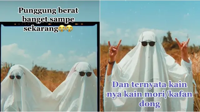 Pakai Kain Kafan Untuk Photoshoot, Pria Ini Alami Kejadian Tak Terduga