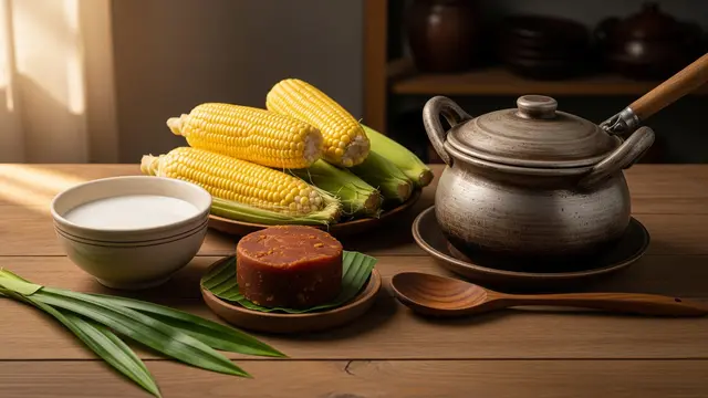 Resep Bubur Jagung Santan ala Kampung/AI Generated