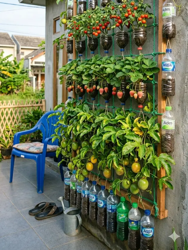 Ide Kebun Buah Vertikultur Low Budget