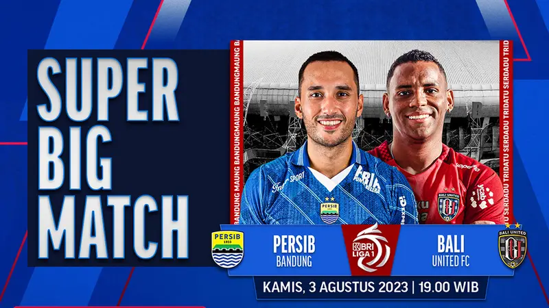 Link Live Streaming BRI Liga 1: Persib Bandung Vs Bali United di Vidio Malam Ini