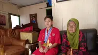 Marita Ariyani (26), kapten timnas sepakbola disabilitas Indonesia. (KrJogja.com/ Zaini Arrosyid)