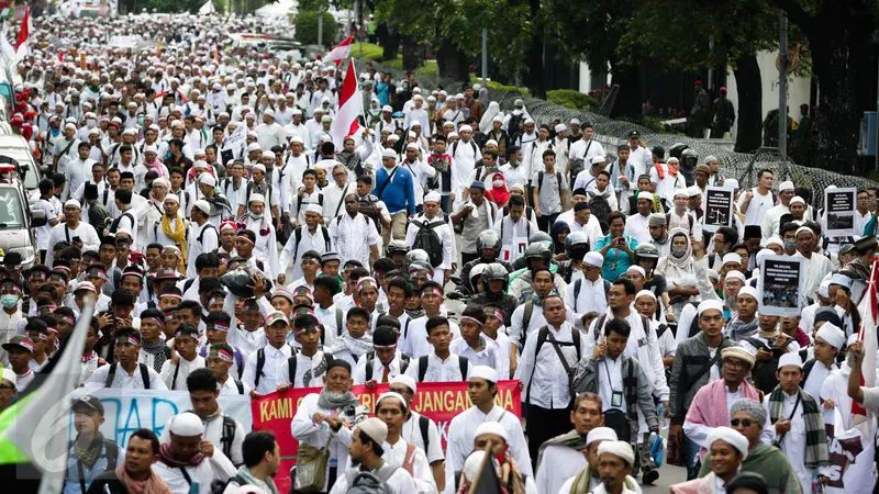 20161202-Massa Demo 2 Desemeber Longmarch Ke Monas-Jakarta