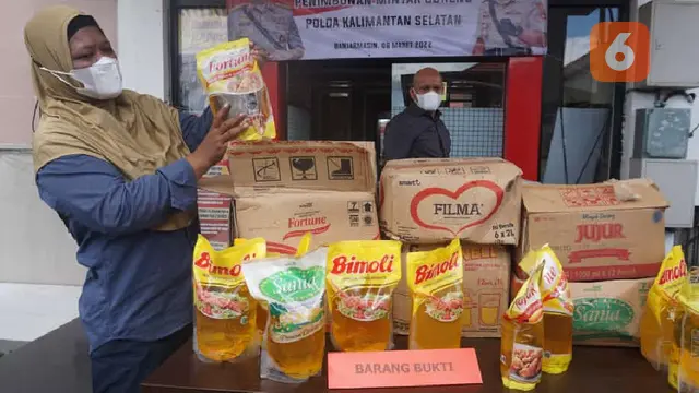 Barang Bukti Minyal Goreng