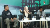 Diskusi Empat Pilar MPR dengan tema 'Makna Silaturahmi Kebangsaan Untuk Indonesia' di Media Center, Gedung Nusantara III Kompleks Parlemen, Senayan, Jakarta, Kamis (12/12/2019). (Foto: Moch Harun Syah/Liputan6.com)