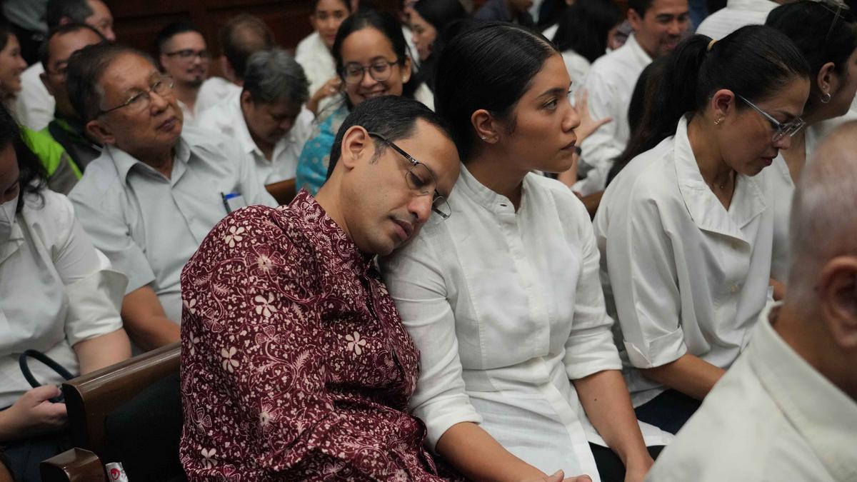 Ekspresi Nadiem Makarim Jelang Tuntutan di Sidang Kasus Chromebook