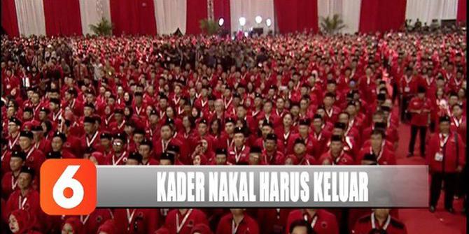 Megawati Desak Kader Nakal Keluar Partai Jika Tak Taat Instruksi