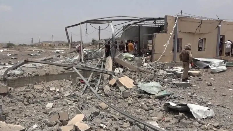 Serangan Yaman (Sumber: AFP)