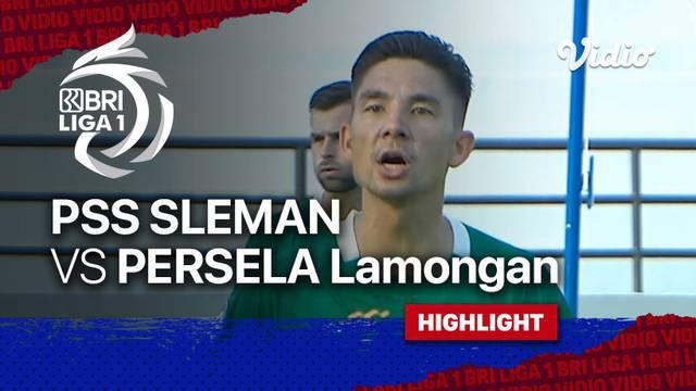 Berita Video, Highlights BRI Liga 1 antara PSS Sleman Vs Persela Lamongan pada Kamis (24/3/2022)