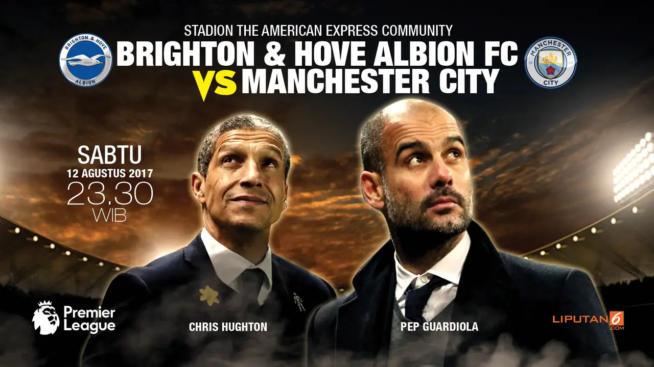 Prediksi Brighton & Hove Albion vs Manchester City
