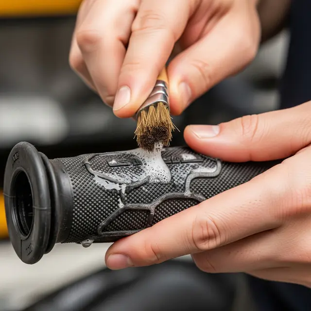 Cara Membersihkan Karet Stang Motor (AI)