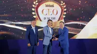 CEO BRI Insurance (BRINS) M Fankar Umran berhasil meraih penghargaan sebagai &lsquo;CEO of The Year 2022&rsquo; pada acara Top 100 CEO &amp; The Next Leaders Forum 2022. (Ist)