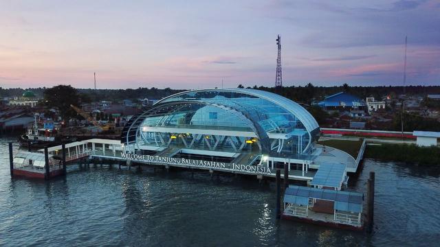 Terminal Penumpang Pelabuhan Tanjung Balai Asahan. (Foto: Pelindo I).