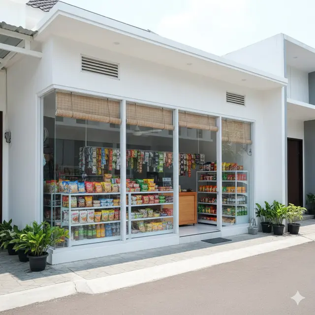 7 Desain Warung Sembako Anti Panas, Inspirasi Toko Kecil yang Tetap Adem dan Rapi