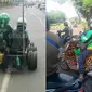 6 Motor Driver Ojek Online Ini Unik Banget, Jadi Sorotan di Jalanan (sumber: Instagram/ojolmakassar)