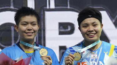 Kegembiraan Apri/Fadia Rebut Gelar Juara Malaysia Open 2022