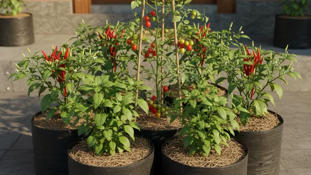 Desain Kebun Sayur Mini Tanaman Cabai dan Tomat Paling Efektif. Gemini