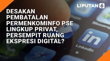 Pemerintah melalui Kementerian Komunikasi dan Informatika atau Kominfo mewajibkan Penyelenggara Sistem Elektronik (PSE) mendaftarkan operasional bisnisnya di Indonesia. Namun, aturan tersebut menuai desakan untuk dibatalkan karena dianggap mempersemp...