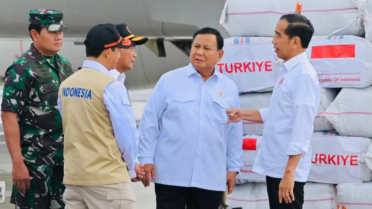 Prabowo Jokowi Gempa Turki Suriah