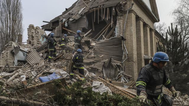 Roket Rusia Hantam Rumah Sakit Ukraina