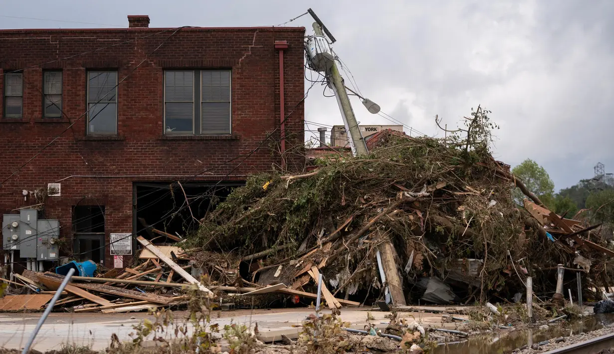 Dikabarkan, ada 44 korban jiwa akibat terjangan Badai Helene. (Sean Rayford/GETTY IMAGES NORTH AMERICA/Getty Images via AFP)
