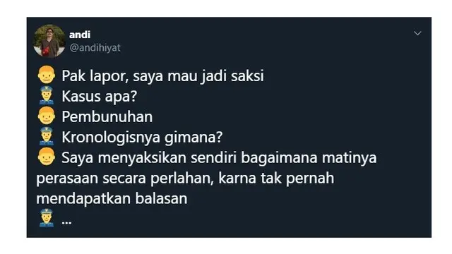 Obrolan Lucu Saat Lapor Polisi Ini Malah Berujung Curhat