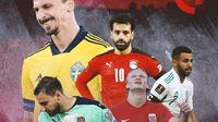 Ilustrasi - Bintang yang Absen di Piala Dunia 2022 (Bola.com/Adreanus Titus)